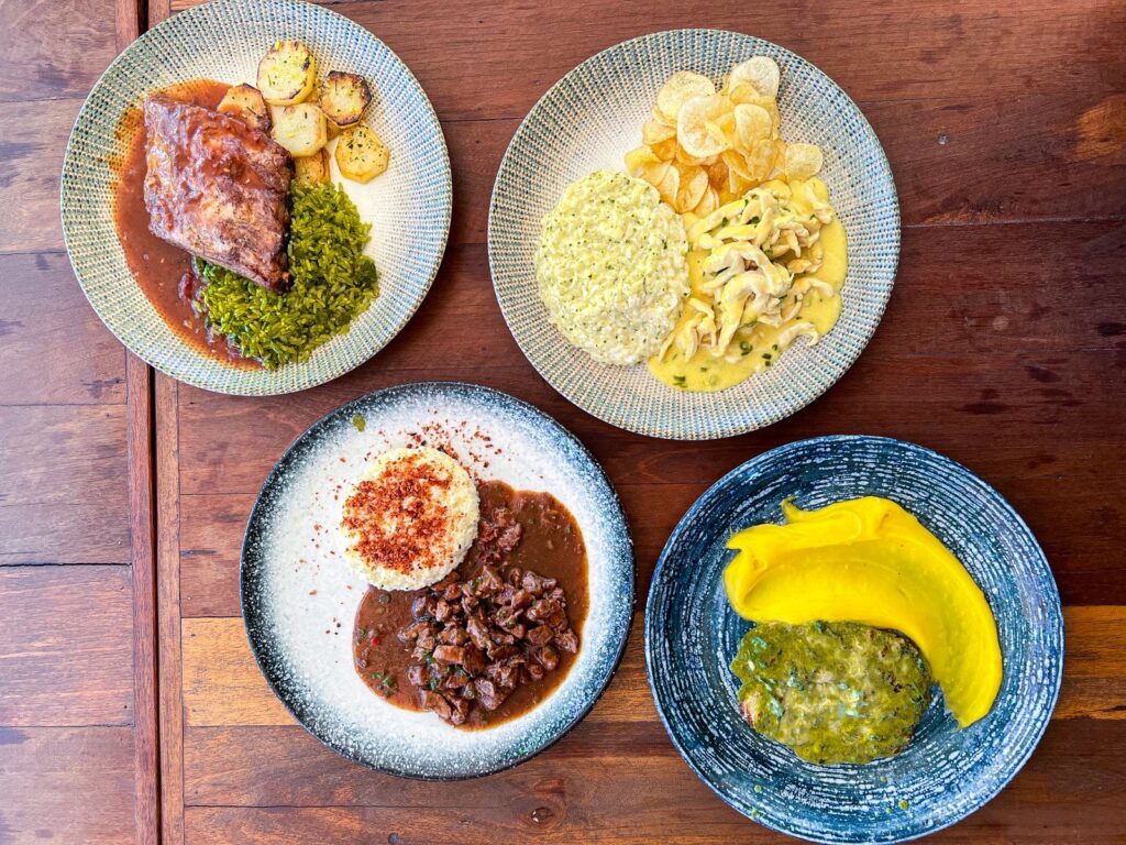 Menu Executivo em três  etapas do Dudu bar